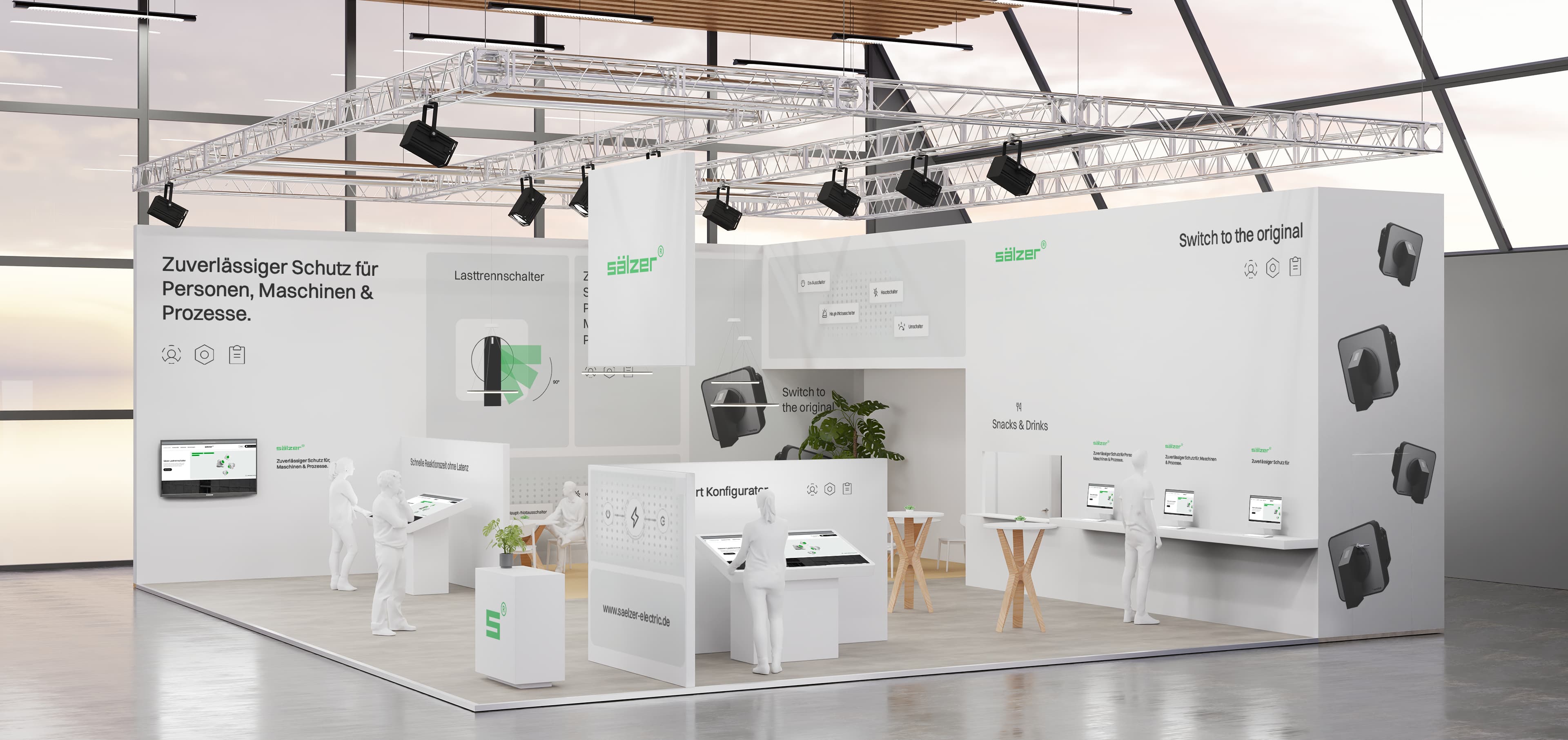 Ein moderner Messestand im neuen Sälzer Design